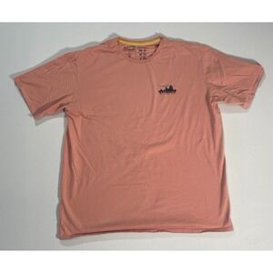Patagonia L Pink Crew Neck Organic Cotton Graphic Save Our Home Planet T-Shirt